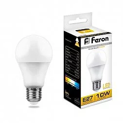 Лампа светодиодная Feron LB-92 Шар E27 10W 175-265V 2700K