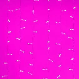Светодиодная гирлянда ARD-CURTAIN-CLASSIC-2000x1500-CLEAR-360LED Pink (230V, 60W)