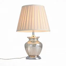*Прикроватная лампа ST-Luce Хром/Бежевый E27 1*60W (из 2-х коробок) SL967.104.01
