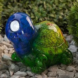 ERAFYS01-06 ЭРА Садовый светильник Черепаха на солнечной батарее, полистоун, 13 см (24/192)