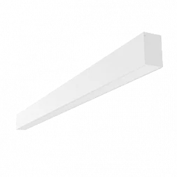 Светодиодный светильник "ВАРТОН" Х-ЛАЙН 1494x63x100мм 30 Вт 2700К IP40 RAL9003 белый муар