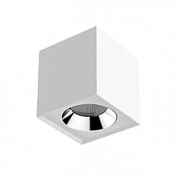 Светильник LED "ВАРТОН" DL-02 Cube накладной 150*160 36W 4000K 35° RAL9010 белый матовый