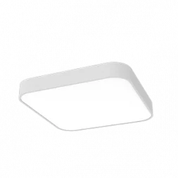 Светодиодный консольный светильник VARTON COSMO Q накладной 90 Вт 3000 К 900x900 мм RAL9003 белый муар с рассеивателем опал DALI