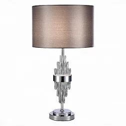 Прикроватная лампа ST-Luce Хром/Серый E27 1*40W ONZO SL1002.104.01