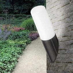 Садово-парковый светильник ЭРА НБУ 01-60-017 Поллар настенный черный IP54 Е27 max60Вт h380мм