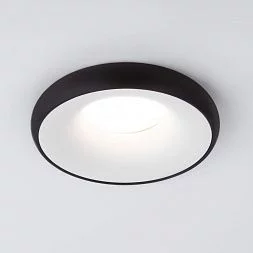 Встраиваемый точечный светильник 118 MR16 белый/черный Elektrostandard a053348