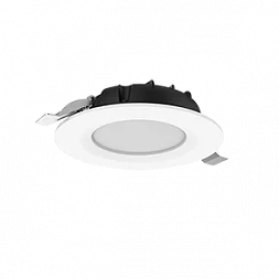 Cветильник светодиодный "ВАРТОН" DL-SLIM круглый встраиваемый 121*38мм 10W 3000K IP44 монтажный диаметр 95 мм