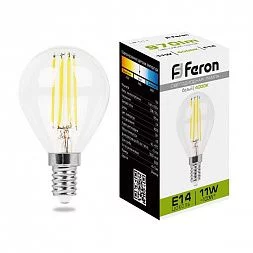 Лампа светодиодная Feron LB-511 Шарик E14 11W 230V 4000K