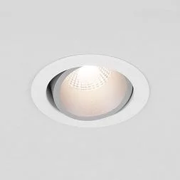 Встраиваемый точечный светодиодный светильник 15267/LED 7W 4200K белый/серебро Elektrostandard a055723