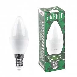 Лампа светодиодная SAFFIT SBC3713 Свеча E14 13W 230V 4000K