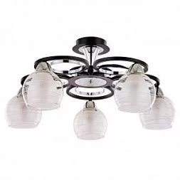 Потолочная люстра Arte Lamp GINEVRA Черный A1604PL-5BK