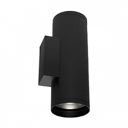 Светодиодный светильник VARTON архитектурный Gutta Twin 2x15 Вт 3000 К IP67 60 градусов RAL9005 черный