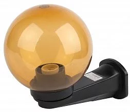 Садово-парковый светильник ЭРА НБУ 01-60-253 шар золотистый настенный IP44 Е27 max60Вт d250mm
