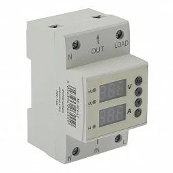 Реле контроля напряжения и тока ЭРА PRO NO-903-42 РКНТ-1 63А эл. дисплей