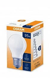 Лампочка Osram A55 95Вт Е27 / E27 230В груша матовая