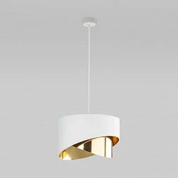 Подвесной светильник с тканевым абажуром TK Lighting Grant White 4820