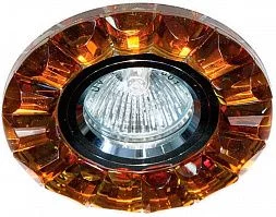 Светильник встраиваемый Feron CD2510 потолочный MR16 G5.3 коричневый, хром