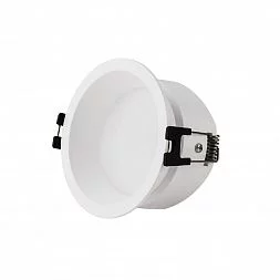 Встраиваемый светильник, IP 65, 10 Вт, GU5.3, LED, белый, пластик