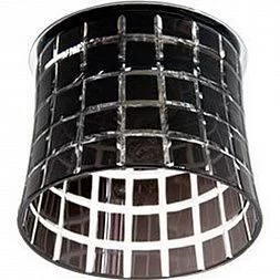 Светильник потолочный, JCD9 35W G9 с черным стеклом, хром с лампой, CD2321
