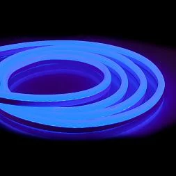 Cветодиодная LED лента Feron LS721 неоновая, 144SMD(2835)/м 12Вт/м  50м 220V IP67. синий