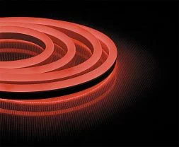 Cветодиодная LED лента Feron LS720 неоновая, 120SMD(2835)/м 9.6Вт/м  50м 220V IP67, красный