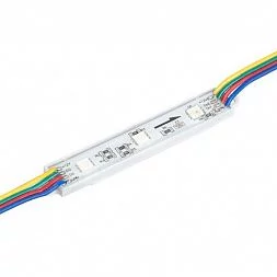 Модуль управляемый SPI-B3 12V RGB-RAM (0.6W, IP66, 120 deg) (Arlight, Пластик, 3 года)