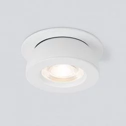 Встраиваемый точечный светодиодный светильник Pruno 25080/LED 8W 4200К белый Elektrostandard a060941