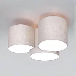 Потолочный светильник с тканевыми абажурами TK Lighting Mona Nature 6591