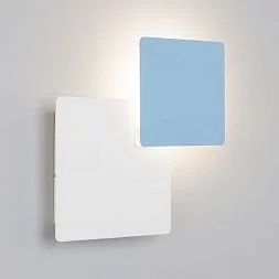 Светодиодный настенный светильник Eurosvet белый/голубой 40136/1