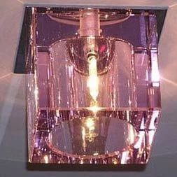 Светильник потолочный, JC G4 с многоцветным стеклом, хром, JD130-MC