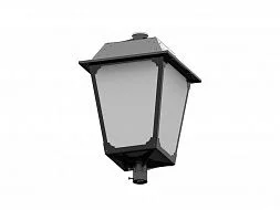 Светильник ландшафтный торшерного типа/ светильник-столбик/ световая тумба CLASSIC LED 35W OPL 840 RAL9005 1652000130
