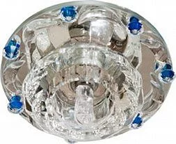 Светильник потолочный JC Max20W G4 прозрачный-голубой, прозрачный, 1580