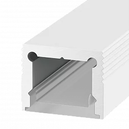 Алюминиевый профиль Design LED LS1613, 2500 мм, белый LS.1613-W-R SWG