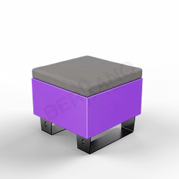 Скамейка Brick 60 Deep Violet / Graphite