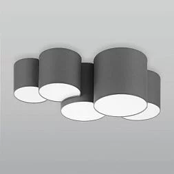 Потолочный светильник с тканевыми абажурами TK Lighting Mona Gray 4394