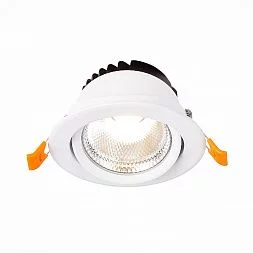 Св-к встр. Белый LED 1*10W 3000K 750Lm Ra80 24° IP20 D109xH65 220-240V MIRO ST211.538.10.24