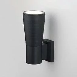 Настенный уличный светодиодный светильник TUBE UNO черный Elektrostandard черный 1503 TECHNO LED