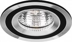 Светильник встраиваемый Feron DL237 потолочный MR16 G5.3 черный-алюминий