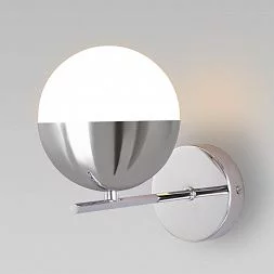 Настенный светильник со стеклянным плафоном Eurosvet хром 70129/1