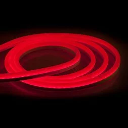 Cветодиодная LED лента Feron LS721 неоновая, 144SMD(2835)/м 12Вт/м  50м 220V IP67, красный