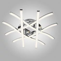 Светодиодный потолочный светильник Eurosvet хром 90043/6