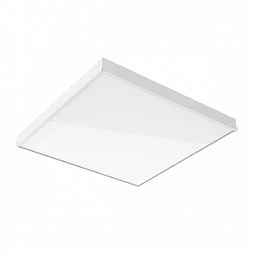 Светодиодный светильник "ВАРТОН" офисный встраиваемый/накладной 595*595*50мм 40 Вт с равномерной засветкой рассеиватель опал IP40 DALI Tunable White (2700-6500K)