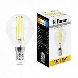 Лампа светодиодная Feron LB-509 Шарик E14 9W 230V 2700K