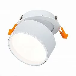 Встраиваемый поворотный светильник Белый LED 1*9W 4000K 720Lm Ra>90 120° IP20 D85xH68 1 Встраиваемые светильники ST651.548.09