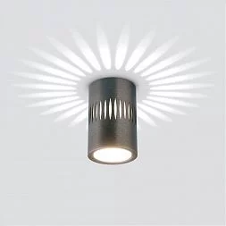Накладной светодиодный светильник с подсветкой белый DLS026 Elektrostandard a047685