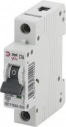 Автоматический выключатель ЭРА PRO NO-901-43 ВА47-100 1P 16А кривая C 10кА