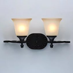 Настенный светильник CHIARO Версаче чёрный 639023002