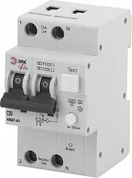 Автоматический выключатель дифференциального тока ЭРА PRO NO-902-15 АВДТ 63 C50 300мА 1P+N тип A