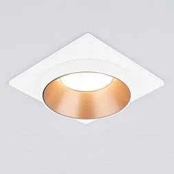 Встраиваемый точечный светильник 116 MR16 золото/белый Elektrostandard a053346