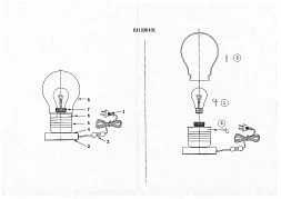 Настольный светильник MW-Light Эдисон хром 611030101